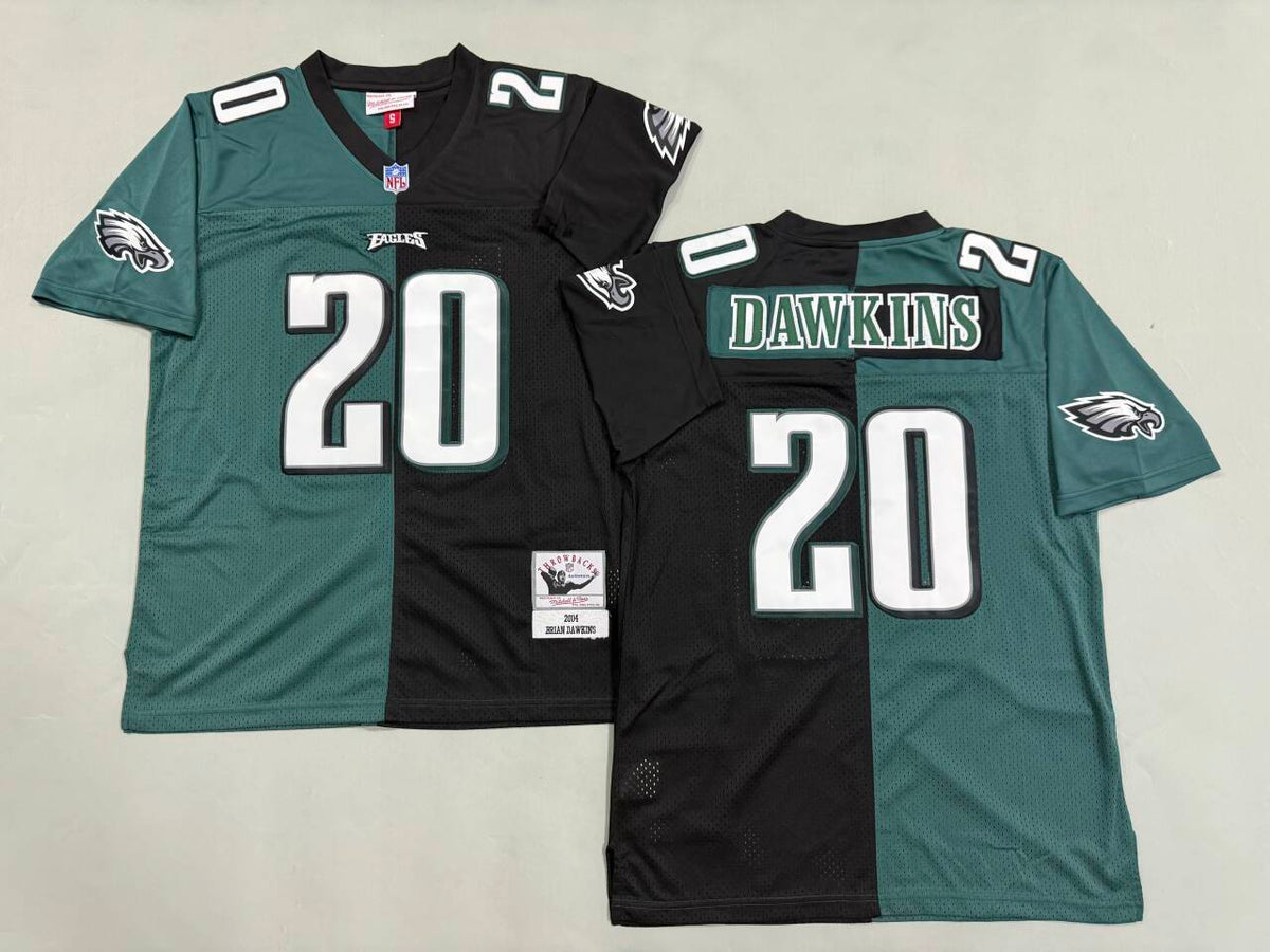 Mens Brian Dawkins#20 Philadelphia Eagles Vintage Throwback Jersey