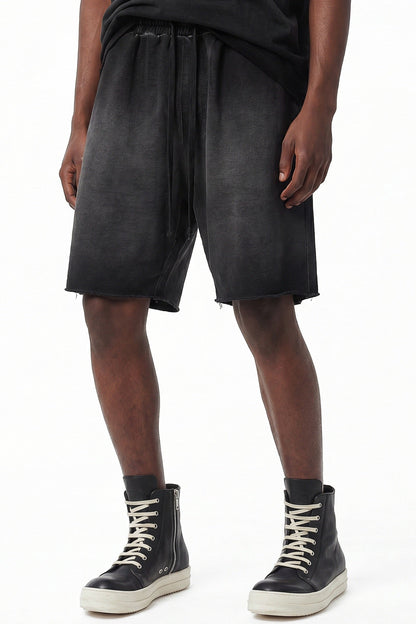 320GSM Distressed Sun Fade Shorts