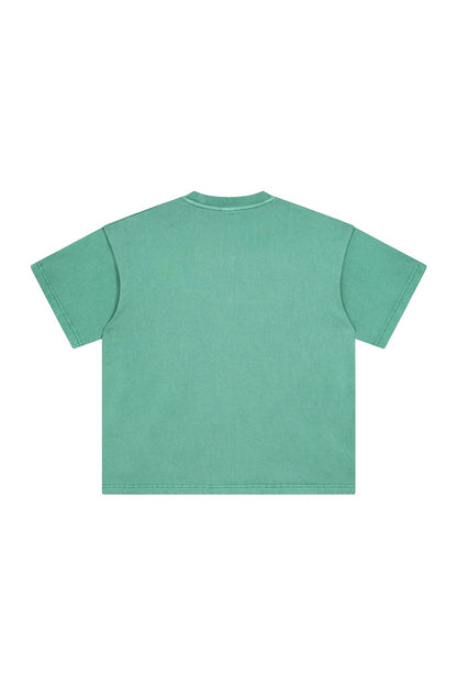 250GSM Pigment Dyed Washed Tee