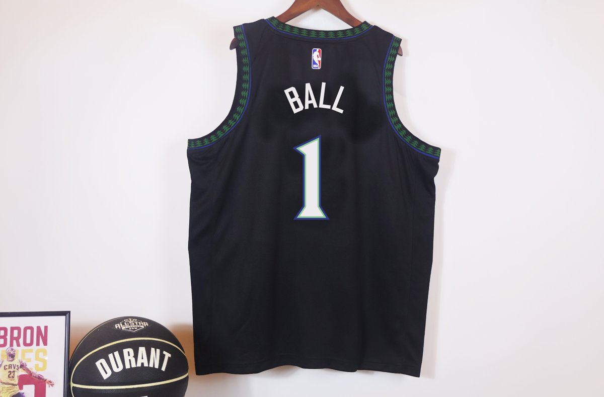 LaMelo Ball #1 Minnesota Timberwolves Heat Press Jersey