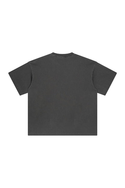 250GSM Pigment Dyed Washed Tee