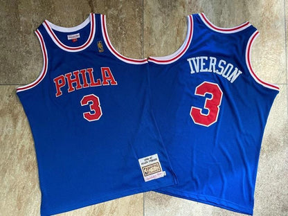 Allen Iverson Philadelphia 76ers Throwback Jersey
