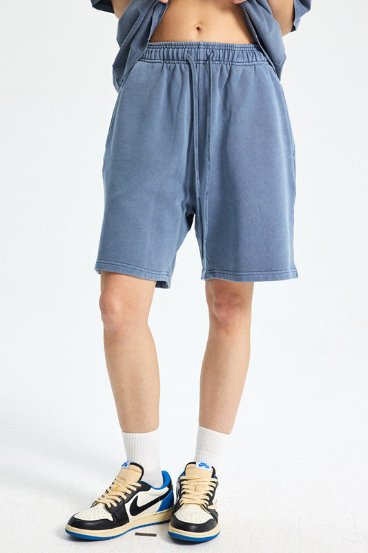420GSM Pigment Dyed Washed Short