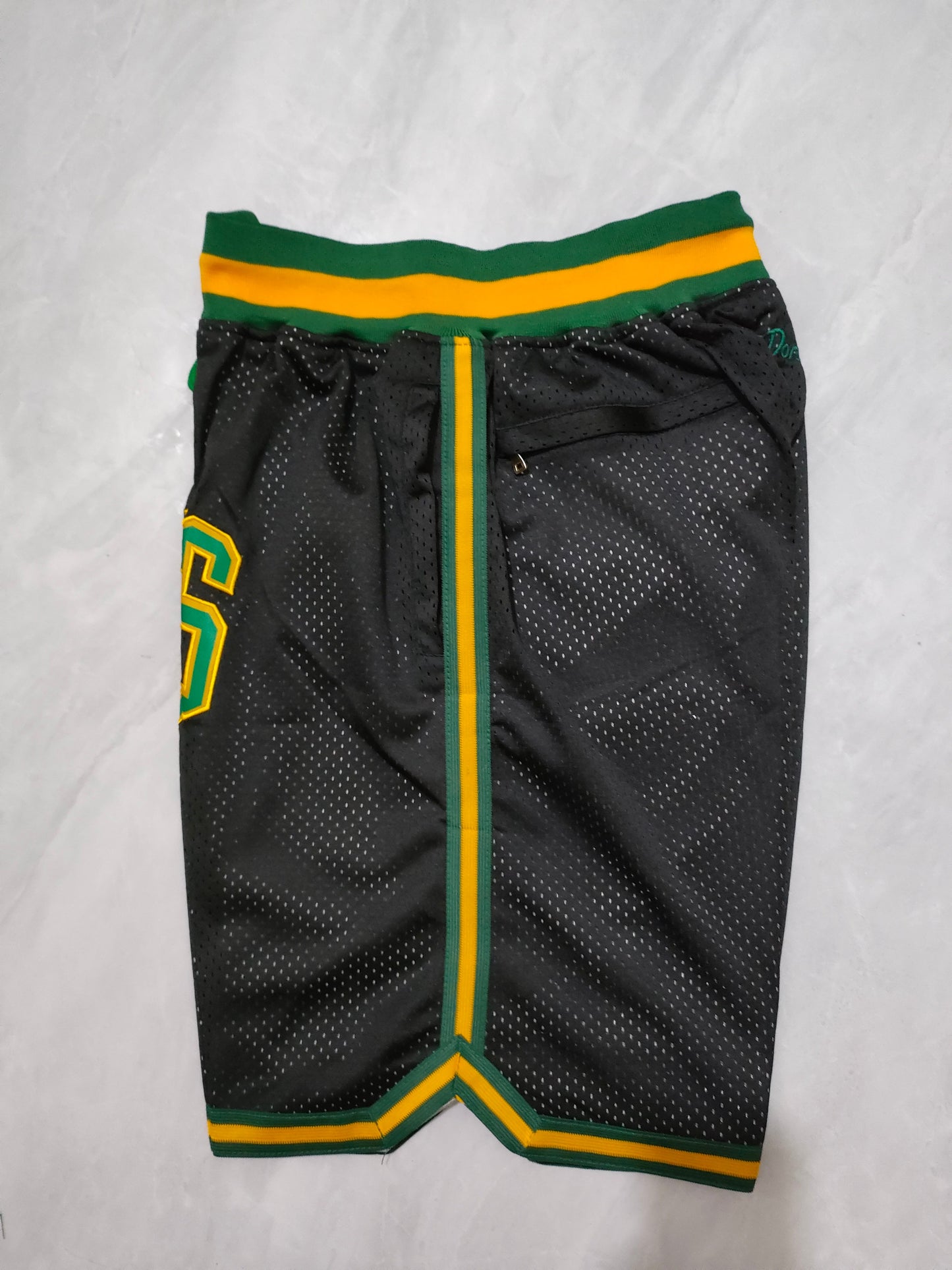 Boston Celtics Black & Gold Edition Pocket Shorts