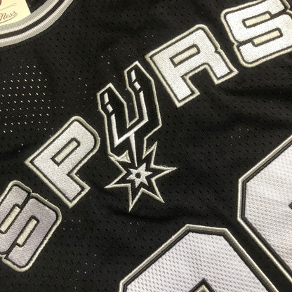 San Antonio Spurs Manu Ginobili #20 black Throwback Jersey - Dense Embroidery