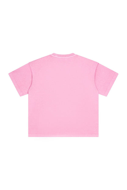 250GSM Pigment Dyed Washed Tee