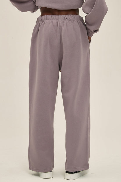 350GSM Relaxed Solid Color Sweatpants