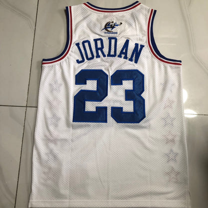 All-Star Michael Jordan #23 White Throwback Jersey - Dense Embroidery
