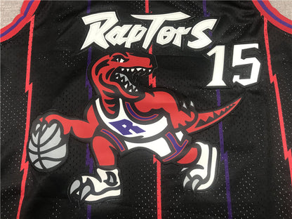 Toronto Raptors #15 CARTER  Black  Jersey MN