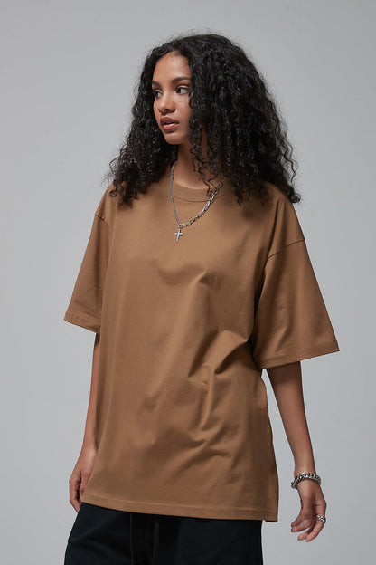 190GSM Solid Color Oversized Tee