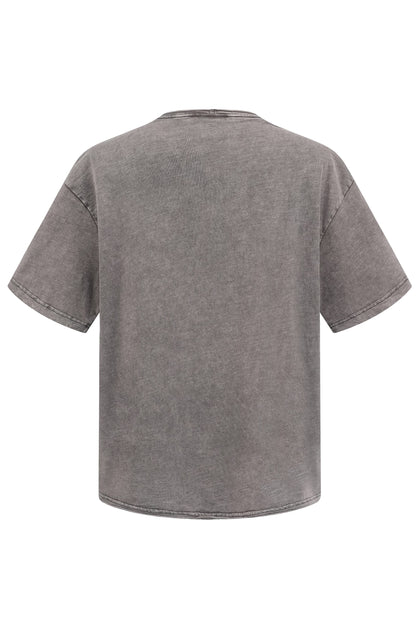 245GSM Slub Cotton Distressed Tee