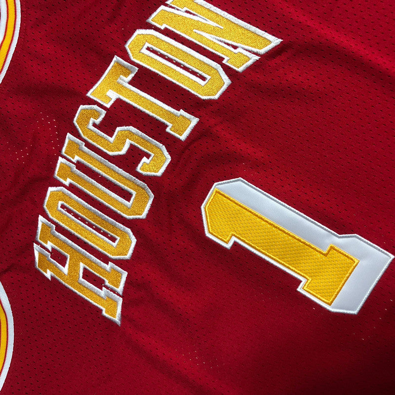 Houston Rockets Tracy McGrady #1 Throwback Jersey - Dense Embroidery
