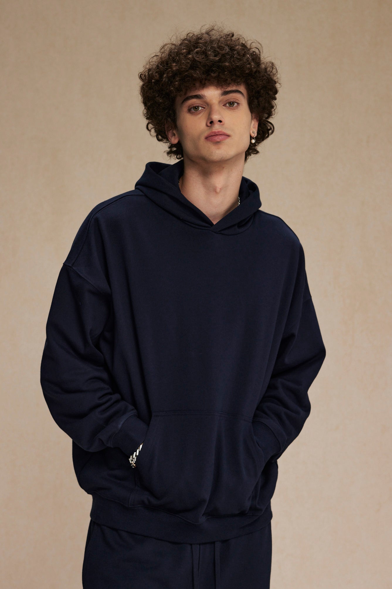 430GSM French Terry Solid Color Hoodie