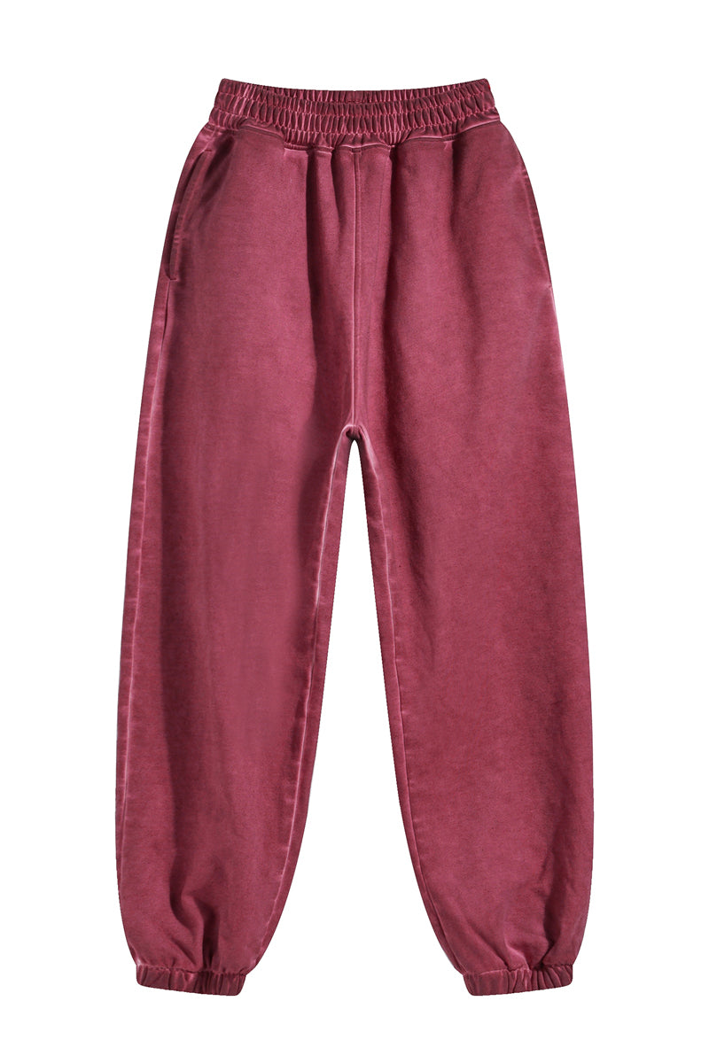 450GSM Dirty Effect Washed Out Sweatpants