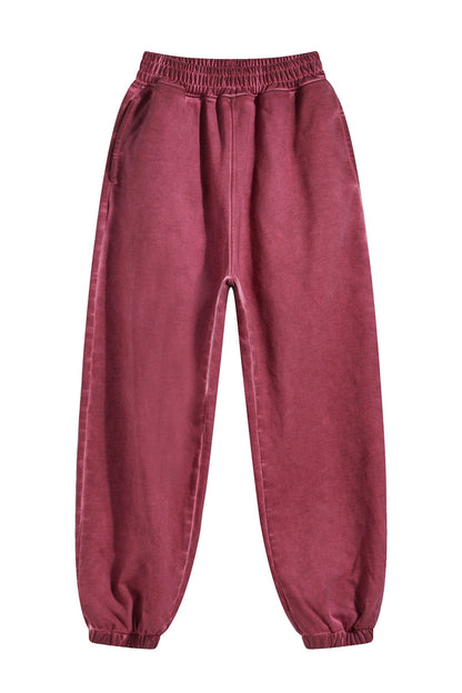 450GSM Dirty Effect Washed Out Sweatpants