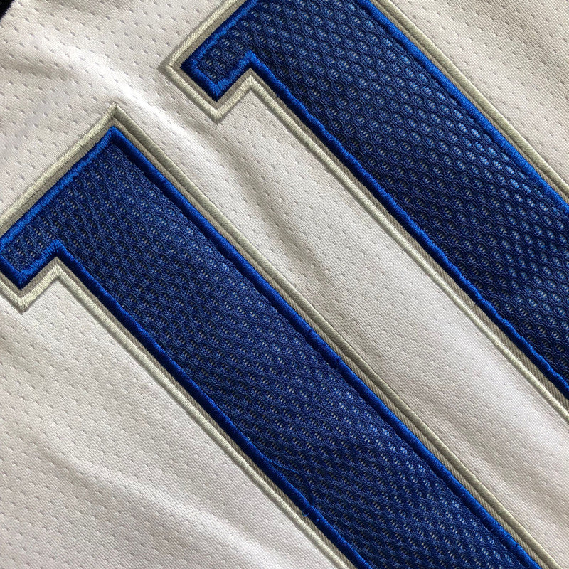 Dallas Mavericks Kyrie Irving #11 white Throwback Jersey - Dense Embroidery