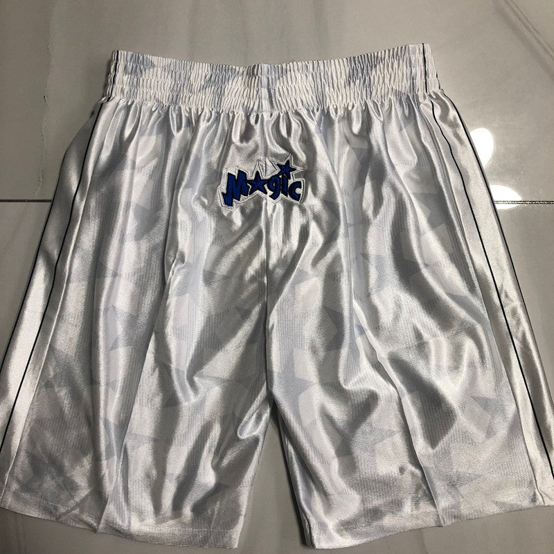 Orlando Magic 2000-2001 white shorts with Pocket Short