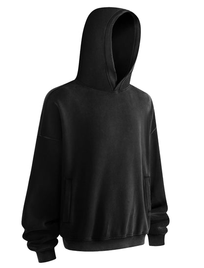 370GSM Boxy Fit Pigment Dyed Washed Hoodie