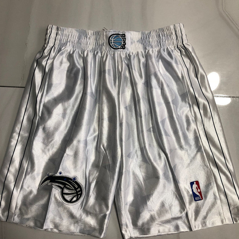Orlando Magic 2000-2001 white shorts with Pocket Short