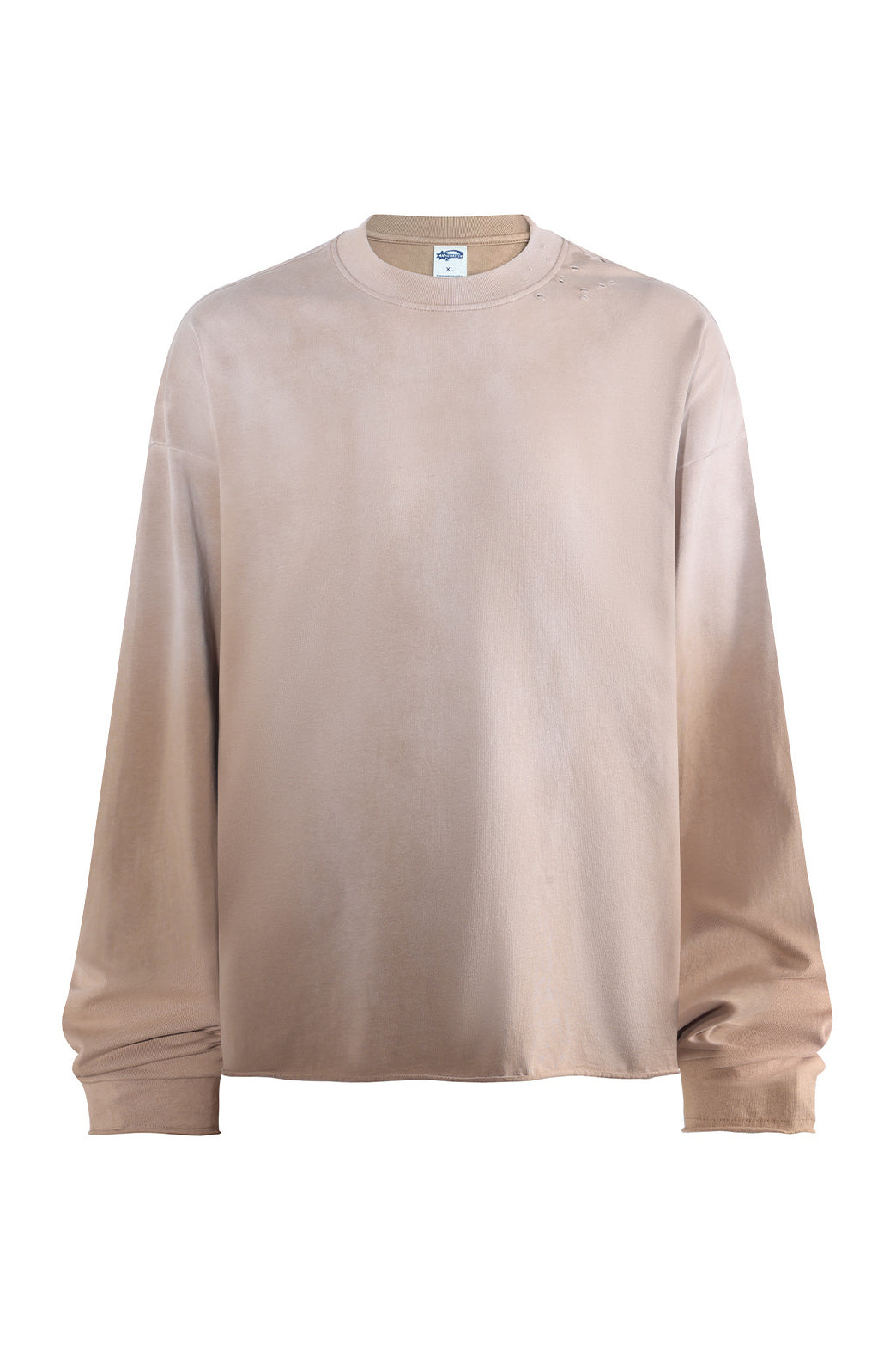 275GSM Distressed Spray Washed Long Sleeve