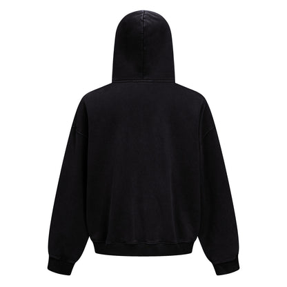 370GSM Pigment Dyed Fleece Boxy Hoodie