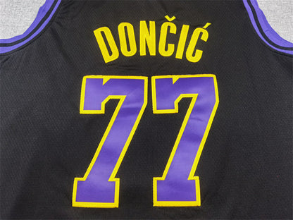Luka Don?i? #77 Los Angeles Lakers 2024 City Edition Swingman Jersey ― Embroidered