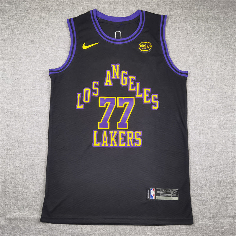 Luka Don?i? #77 Los Angeles Lakers 2024 City Edition Swingman Jersey ― Embroidered