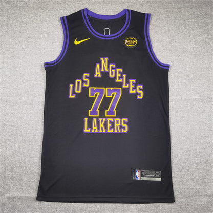 Luka Don?i? #77 Los Angeles Lakers 2024 City Edition Swingman Jersey ― Embroidered