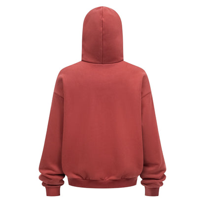 430GSM Boxy Fit Fleece Solid Color Hoodie