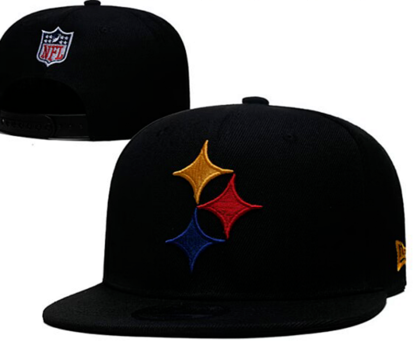 Pittsburgh Steelers Black Snapback Cap