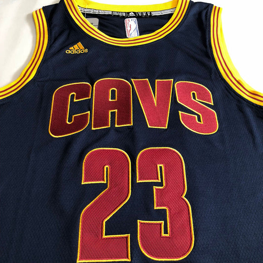 Cleveland Cavaliers LeBron James #23 Black-blue Throwback Jersey - Dense Embroidery