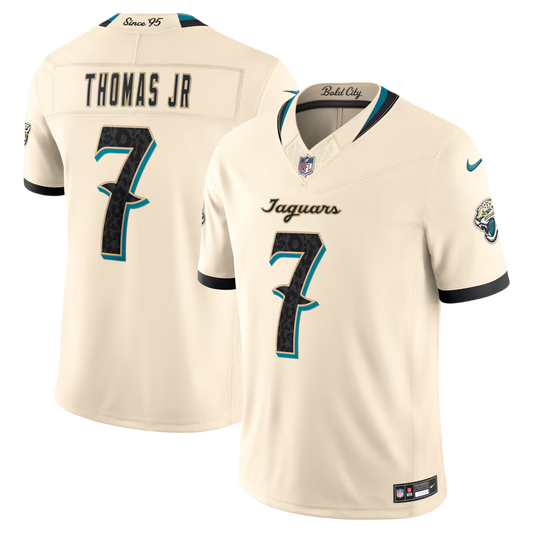 Men's Brian Thomas Jr. Jacksonville Jaguars #7 Rivalries Collection Limited Jersey