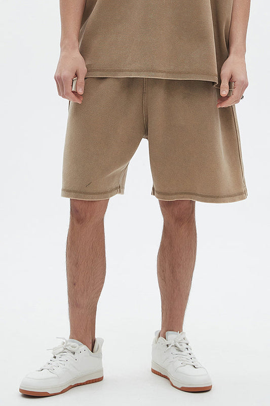 400GSM Double Stitch Washed Short