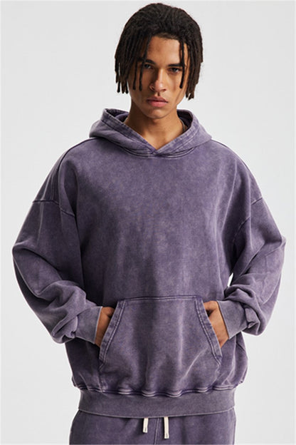 430GSM Boxy Fit Washed Hoodie