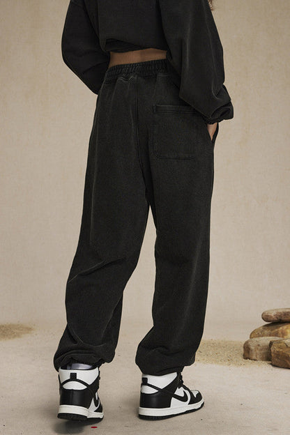 450GSM Dirty Effect Washed Out Sweatpants