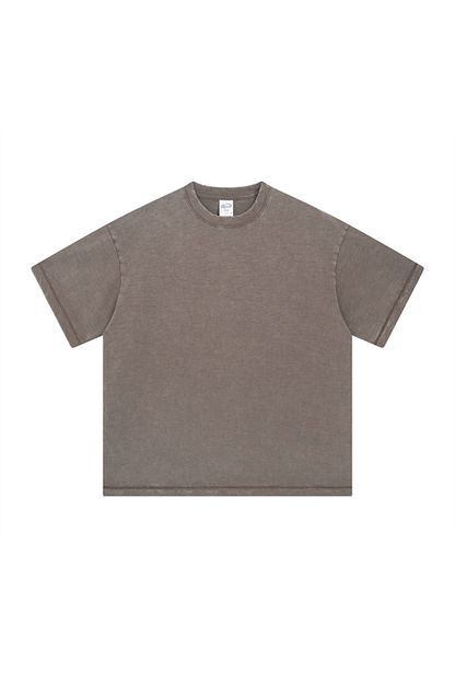 275GSM Pigment Dyed Light Washed Tee