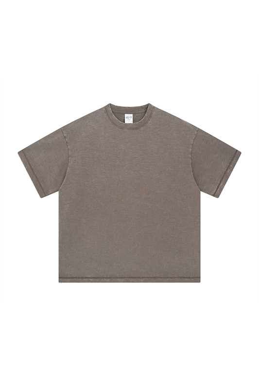 275GSM Pigment Dyed Light Washed Tee