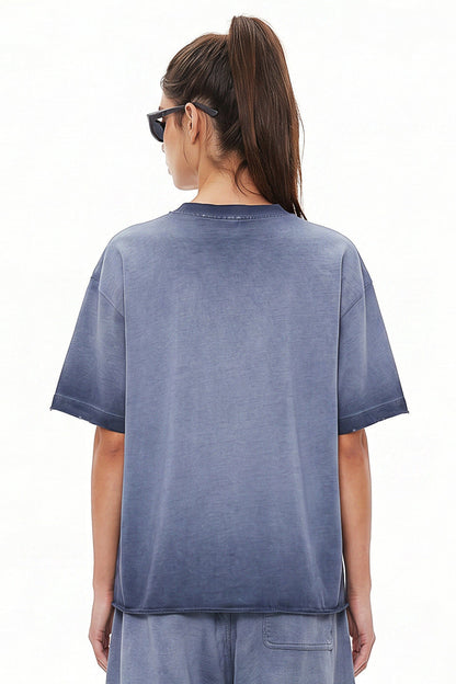 275GSM Distressed Sun Fade Tee