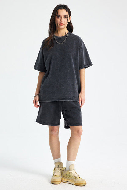 420GSM Pigment Dyed Washed Short