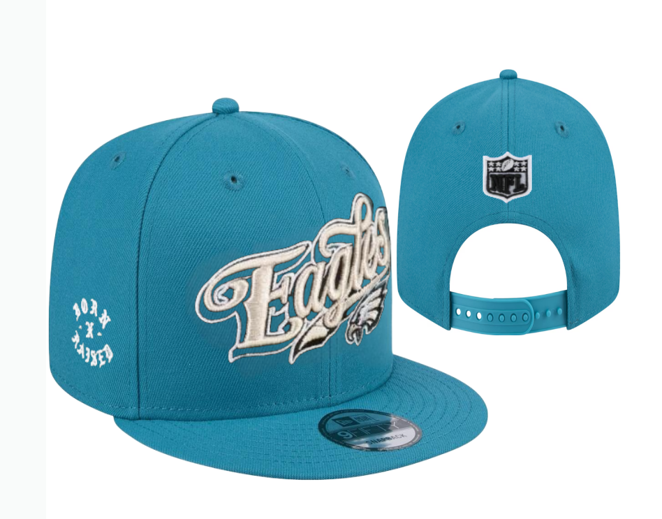 Philadelphia Eagles Teal Snapback Cap