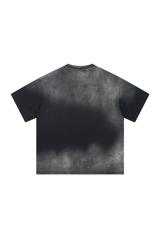 275GSM Ink Spray Washed Tee