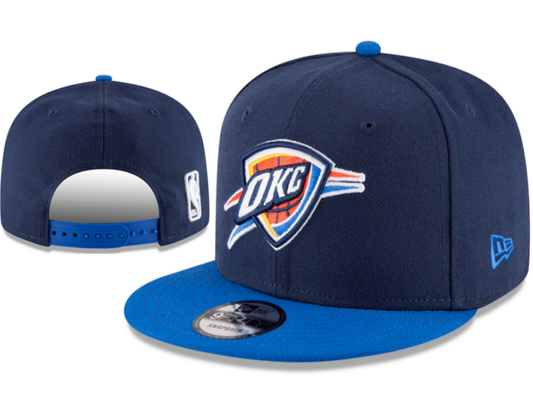 Oklahoma City Thunder Blue Snapback Cap