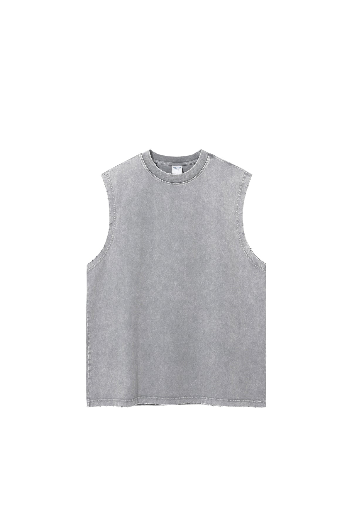 275GSM Distressed Washed Muscle Tee