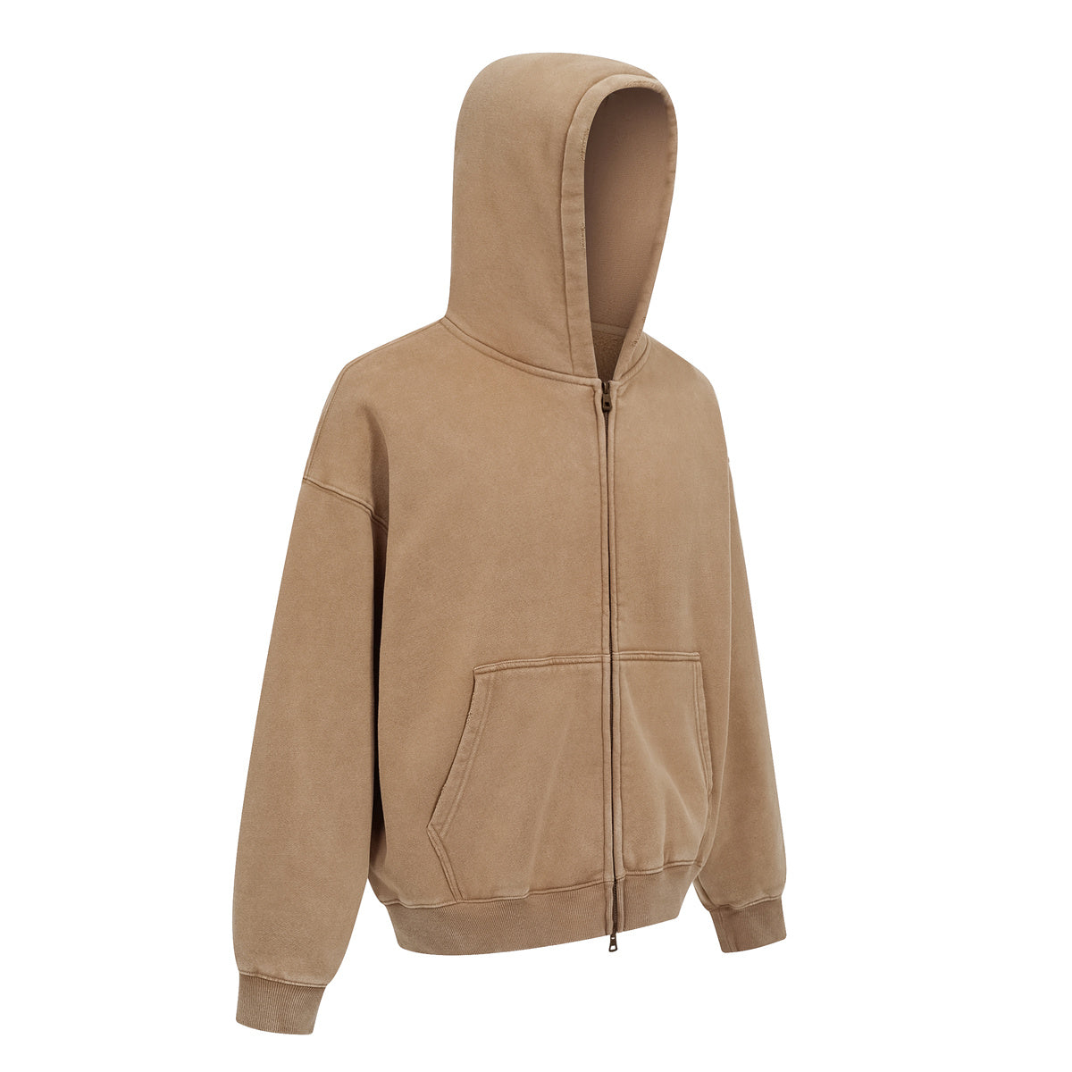 370GSM Pigment Dyed Fleece Boxy Hoodie