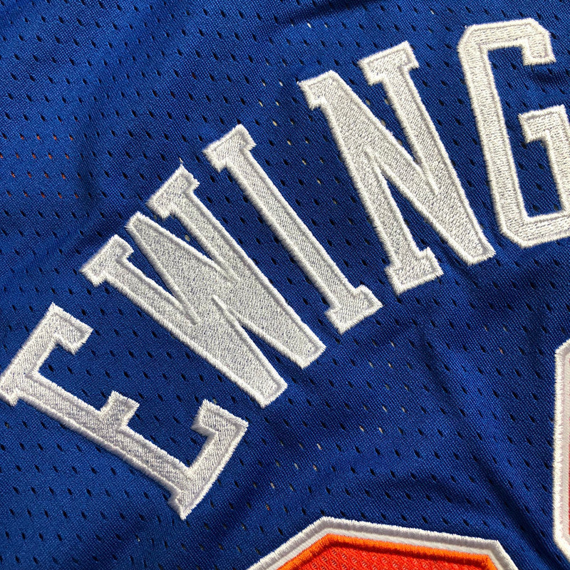 New York Knicks Patrick Ewing #33 1985 Throwback Jersey - Dense Embroidery