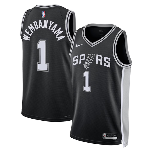 Victor Wembanyama #1 San Antonio Spurs City Edition Swingman Embroidered Jersey