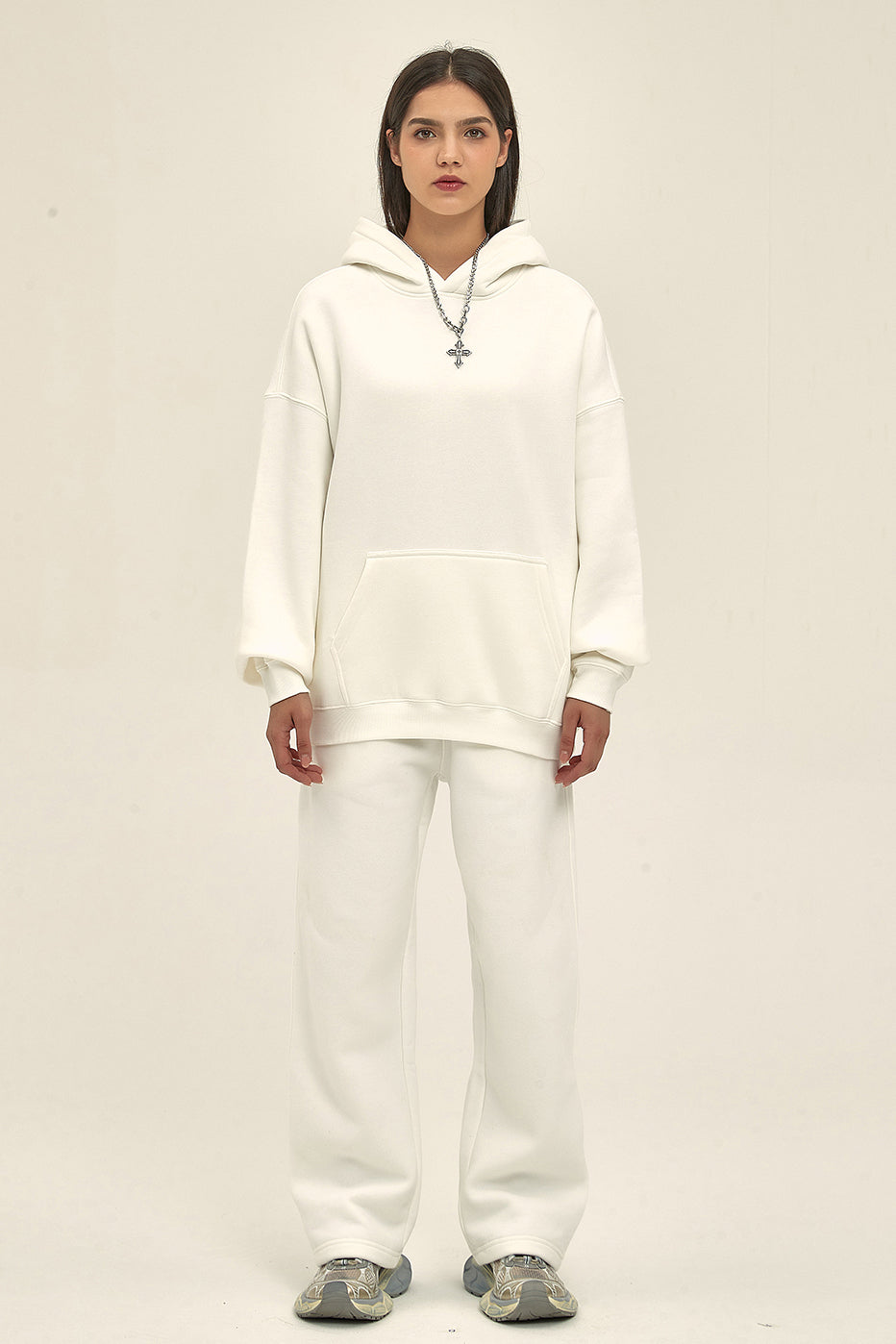 350GSM Relaxed Solid Color Sweatpants