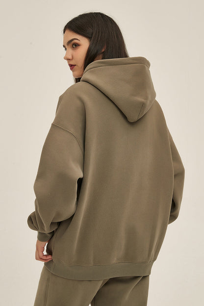 350GSM Fleece Solid Color Hoodie