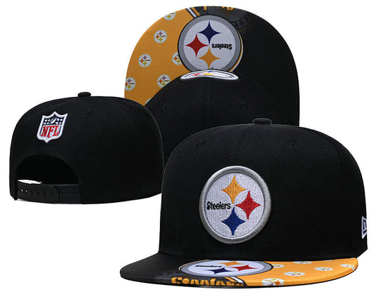 Pittsburgh Steelers Black Snapback Cap