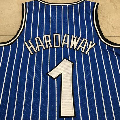 Orlando Magic Anfernee Hardaway #1 Blue Throwback Jersey - Dense Embroidery